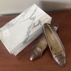 Vintage Amalfi Bronze Flats